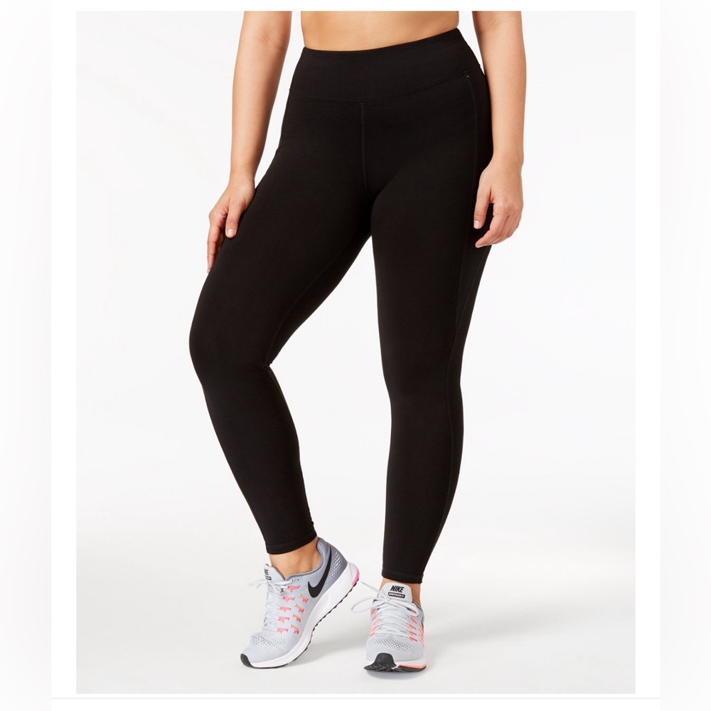 Ideology Women’s Plus Size Leggings in Black| Size: 1X